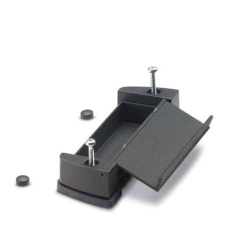 HC-ALU 6-78 DKL-COVER GY 2201122 PHOENIX CONTACT Caja de perfil, Tapa final, con tapadera abatible, con torn..