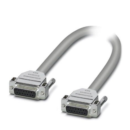 CABLE-D15SUB/B/B/100/KONFEK/S 2305444 PHOENIX CONTACT Cable redondo confeccionado apantallado conexión 1: He..