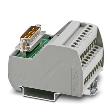 VIP-2/SC/D15SUB/M/LED 2322155 PHOENIX CONTACT Módulo VARIOFACE, con conexión por tornillo y conector macho e..