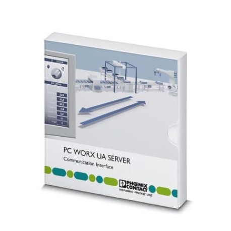 PC WORX UA SERVER-PLC 40 2402685 PHOENIX CONTACT servidor UA OPC para comunicação com max. 10 sistemas de co..