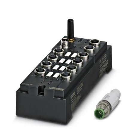 FLM BT DI 16 M12 2693208 PHOENIX CONTACT Appareil E/S Wireless, 16 entrées numériques, M12, Bluetooth V1.2 ..