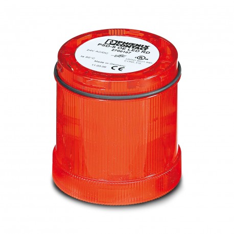 PSD-S OE LED RD 2700107 PHOENIX CONTACT Elemento luce fissa a LED, 24 V AC/DC, rosso