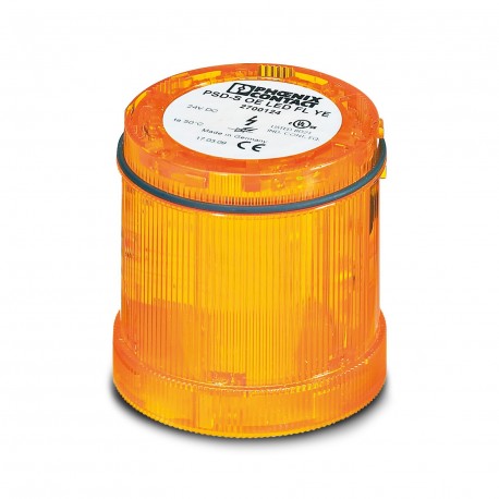 PSD-S OE LED FL YE 2700124 PHOENIX CONTACT Elemento de luz de destello LED, 24 V DC, destello doble, amarillo