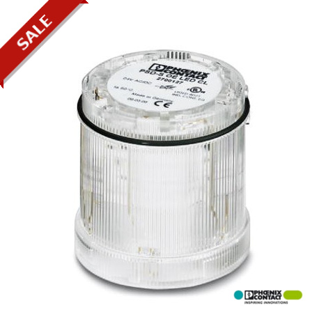 PSD-S OE LED CL 2700127 PHOENIX CONTACT Elemento luminoso permanente LED, 24 V AC/DC, transparente