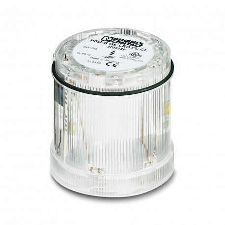PSD-S OE LED FL CL 2700129 PHOENIX CONTACT Elemento de luz de destellos LED, 24 V DC, destello doble, transp..