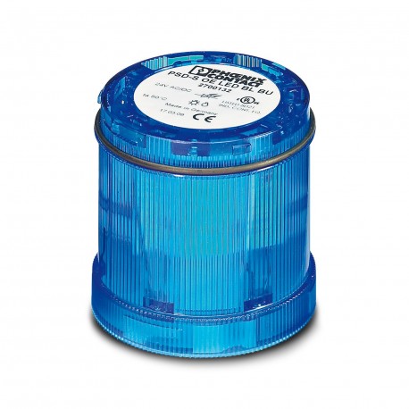 PSD-S OE LED BL BU 2700132 PHOENIX CONTACT Elemento de luz intermitente LED, 24 V AC/DC, azul
