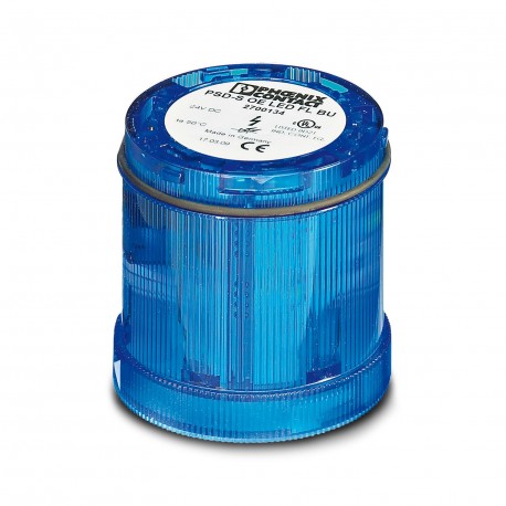 PSD-S OE LED FL BU 2700134 PHOENIX CONTACT Elemento de luz de destellos LED, 24 V DC, destello doble, azul