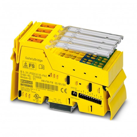IB IL 24 LPSDO 8 V2-PAC 2700606 PHOENIX CONTACT Módulo de salida digital orientado a la seguridad, grado de ..