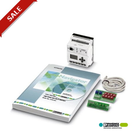 NLC-START-02 2701425 PHOENIX CONTACT unità di base 24 V DC con uscite PNP a transistor, display LCD, modulo ..