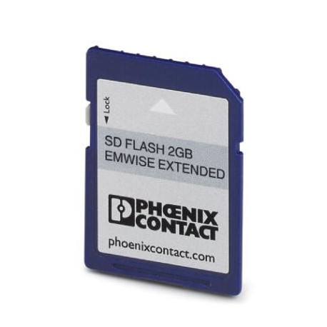 SD FLASH 2GB EMWISE EXTENDED 2701747 PHOENIX CONTACT Memoria de programa y configuración