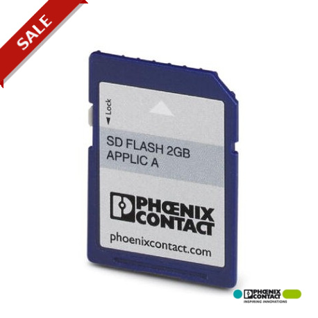 SD FLASH 512MB MODULAR MUX 2701872 PHOENIX CONTACT Two of these SD cards, with two ILC 131 ETHs and the indi..
