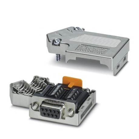 SUBCON-PLUS-CAN/SC2 2708999 PHOENIX CONTACT Conector D-SUB hembra de 9 polos, dos salidas de cables a 35° en..
