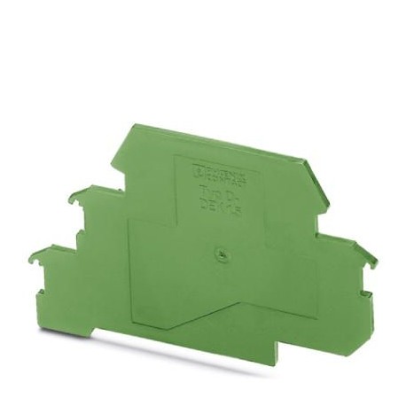 D-DEK 1,5 GN 2716949 PHOENIX CONTACT Tapa para colocar al final de una hilera de bornes, color: verde