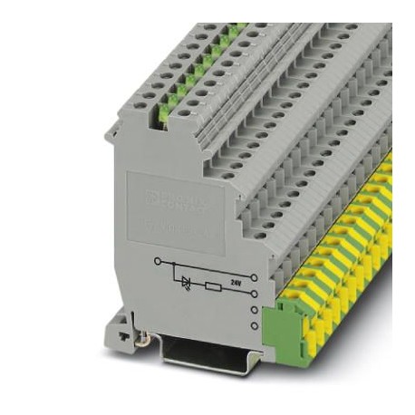 VIOK 1,5-LA 24GN/O-MO 2718112 PHOENIX CONTACT Sensor/actuator terminal block, Cross section: 0.2 mm² 4 mm², ..