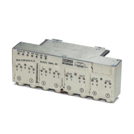 IBS RL 24 DIO 8/8/8-R-LK 2734167 PHOENIX CONTACT Equipo de entradas/salidas digitales para INTERBUS técnica ..