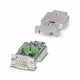SUBCON-PLUS-PROFIB/AX/SC 2744380 PHOENIX CONTACT Conector D-SUB, 9 polos, macho, ejecución axial con dos ent..