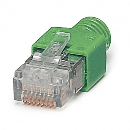 FL PLUG RJ45 GR/2 2744856 PHOENIX CONTACT Conector enchufable RJ45, diseño: RJ45, índice de protección: IP20..