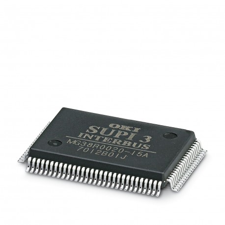 IBS SUPI 3 QFP 2746087 PHOENIX CONTACT Chip para protocolo esclavo, para INTERBUS (QTP 100)
