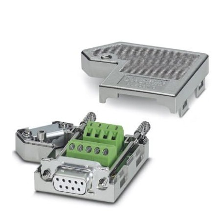 SUBCON 9/F-SH 2761499 PHOENIX CONTACT Conector D-SUB, conector hembra de 9 polos, una entrada de cables bajo..