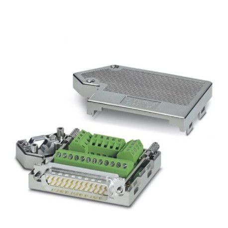 SUBCON 25/M-SH 2761622 PHOENIX CONTACT Conector D-SUB macho de 25 polos, una salida de cables a 35°, tipo un..
