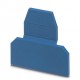 D-UKK 3/5 BU 2770105 PHOENIX CONTACT Tapa final, profundidad: 62 mm, anchura: 2,5 mm, altura: 56 mm, color: ..
