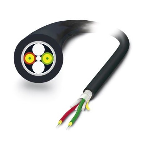 PSM-LWL-GDO- 50/125 2799432 PHOENIX CONTACT Cable de fibra de vidrio, dúplex 50/125 µm, material por metro s..