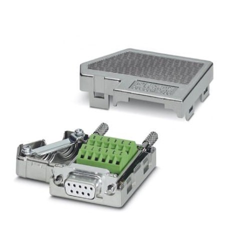 SUBCON-PLUS F2 2799490 PHOENIX CONTACT Conector D-SUB, conector hembra de 9 polos, dos entradas de cables ba..