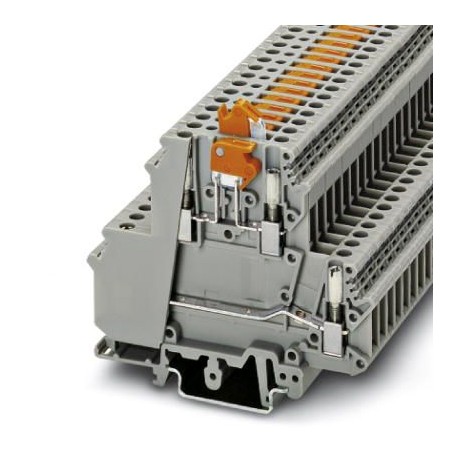 UKK 5-MTK-P/P 2800004 PHOENIX CONTACT Borna interrumpible por cuchilla, con hembras roscadas para tomas de p..