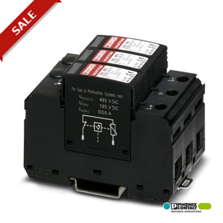 VAL-MS 1000DC-PV/2+V 2800628 PHOENIX CONTACT Descargador de sobretensiones para sistemas aislados de corrien..