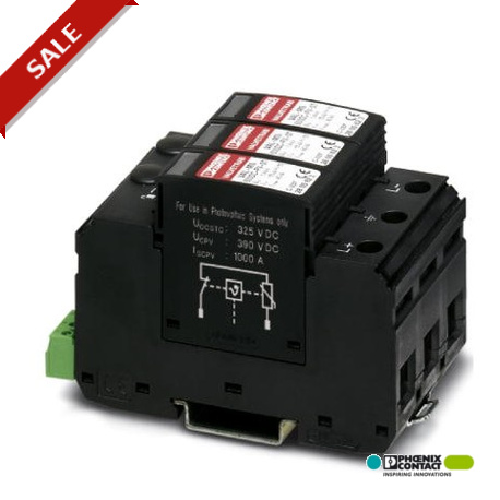 VAL-MS 600DC-PV/2+V-FM 2800641 PHOENIX CONTACT Descargador de sobretensiones para sistemas aislados de corri..
