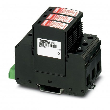 VAL-MS-T1/T2 175/12.5/3+0-FM 2800672 PHOENIX CONTACT Parasurtenseur / parafoudre universel enfichable basé s..