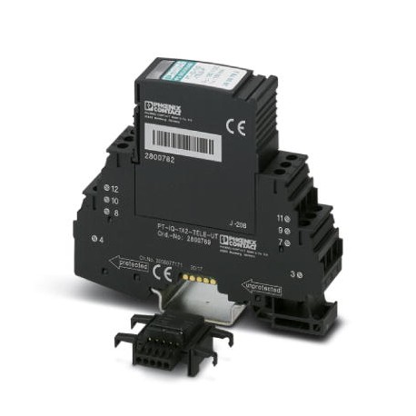 PT-IQ-1X2-TELE-UT 2800769 PHOENIX CONTACT Dispositivo de proteção contra surtos