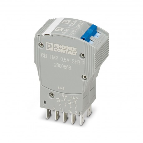 CB TM2 0.5A SFB P 2800868 PHOENIX CONTACT Disjoncteur de protection d'appareils thermomagnétique