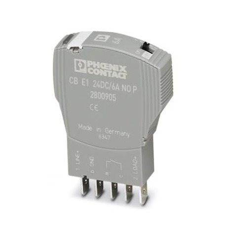 CB E1 24DC/6A NO P 2800905 PHOENIX CONTACT Interruptores de protección de aparatos electrónicos