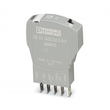 CB E1 24DC/3A S-R P 2800910 PHOENIX CONTACT Disjoncteur de protection d'appareils électronique