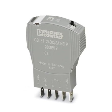 CB E1 24DC/6A NC P 2800919 PHOENIX CONTACT Disjoncteur de protection d'appareils électronique