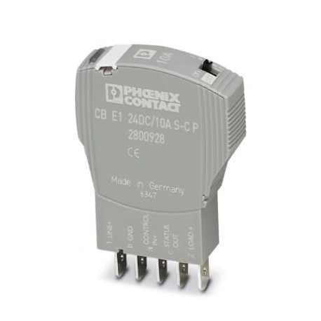 CB E1 24DC/10A S-C P 2800928 PHOENIX CONTACT Interruptores de protección de aparatos electrónicos