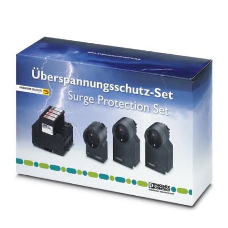 GEB-SET-T1/T2 TAE/TV-SAT 2801022 PHOENIX CONTACT Kit de dispositivos de proteção contra surtos