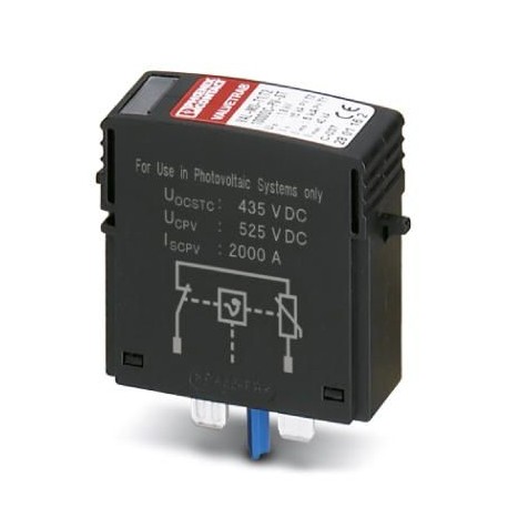 VAL-MS-T1/T2 1000DC-PV-ST 2801162 PHOENIX CONTACT Plugue para proteção contra surtos tipo 1/2