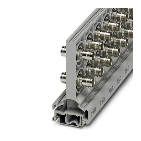 BNC-DV 75 2805083 PHOENIX CONTACT Conector BNC, 2 polos, de dos pisos, para el montaje en NS 32 o NS 35/7,5,..