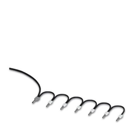 DB 50- 90 BK 2820916 PHOENIX CONTACT Puente de bucle de alambre flexible, 50 polos, sección de cable: 0,5 mm..