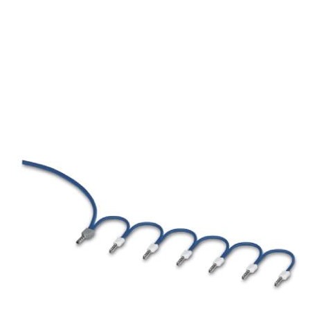 DB 50- 90 BU 2821180 PHOENIX CONTACT Puente de bucle de alambre flexible, 50 polos, sección de cable: 0,5 mm..