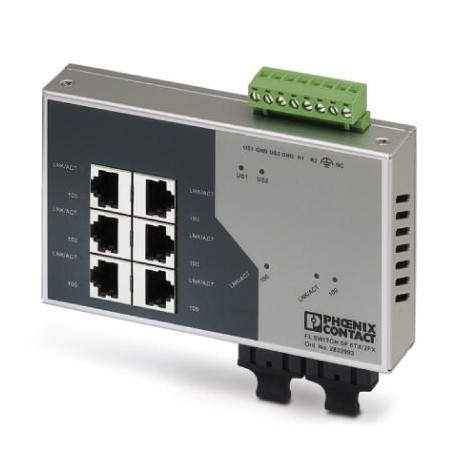 FL SWITCH SF 6TX/2FX 2832933 PHOENIX CONTACT Промышленный коммутатор