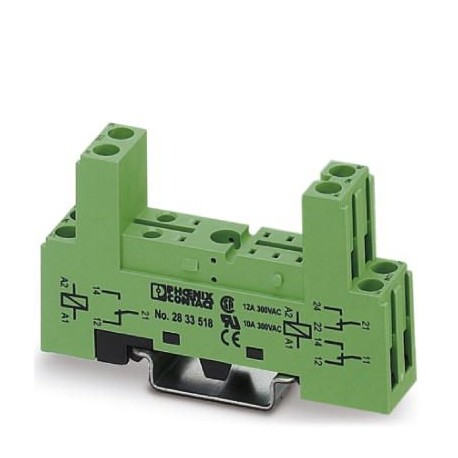 PR1-BSC2/2X21 2833518 PHOENIX CONTACT Zócalo de relé PR1..., para relés miniatura de potencia o mini-relés d..