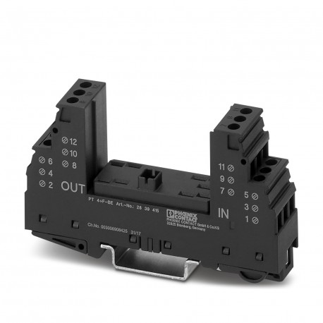 PT 4+F-BE 2839415 PHOENIX CONTACT Élément de base de protection antisurtension