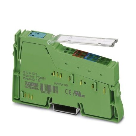 IB IL 24 DI 2-PAC 2861221 PHOENIX CONTACT Inline, Módulo de entrada digital, Entradas digitales: 2, 24 V DC,..