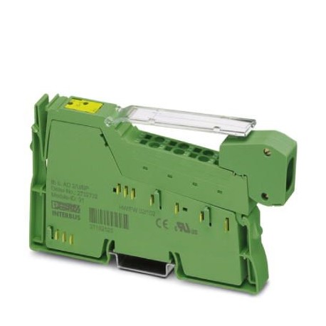 IB IL AO 2/U/BP-PAC 2861467 PHOENIX CONTACT Inline, Borne de salida analógica, Salidas analógicas: 2, 0 V ....
