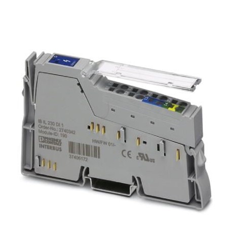 IB IL 230 DI 1-PAC 2861548 PHOENIX CONTACT Inline, Módulo de entrada digital, Entradas digitales: 1, 230 V A..