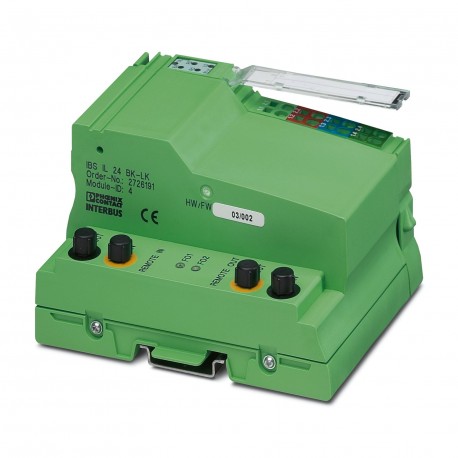 IBS IL 24 BK-LK-2MBD-PAC 2862068 PHOENIX CONTACT Inline, Acoplador de bus, INTERBUS, Conector F-SMA, velocid..