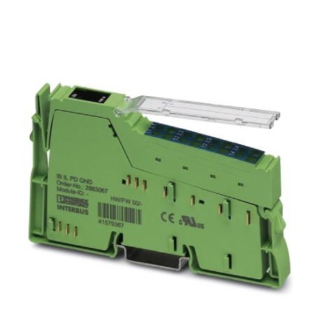 IB IL PD GND-PAC 2862990 PHOENIX CONTACT Módulo Inline para la distribución de potenciales (GND), completo c..